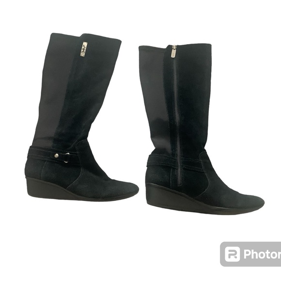 Anne Klein sport wedge tall boots. No box. Size 7.5 - Picture 1 of 6